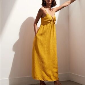 Banana Republic Mustard Maxi Dress